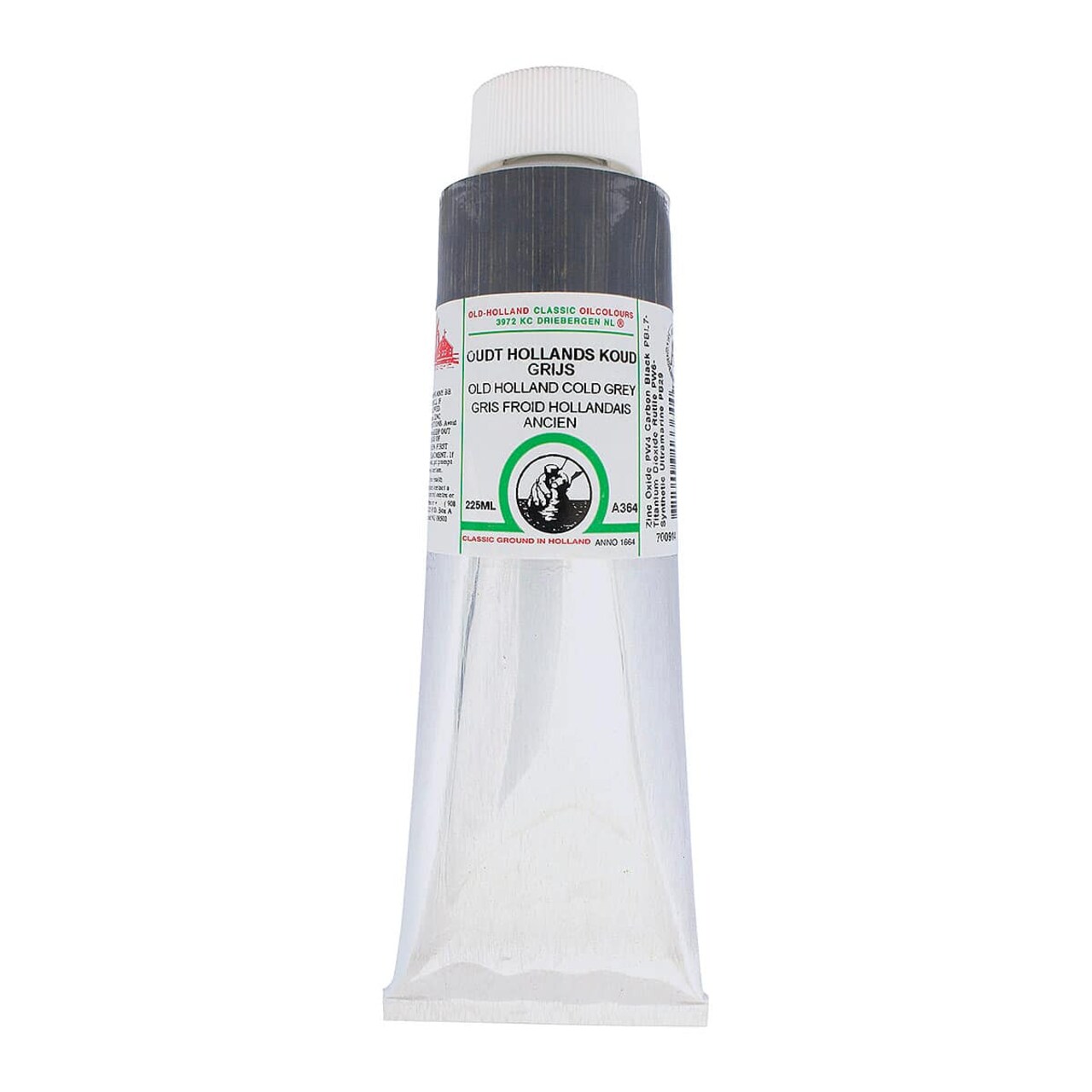 Old Holland Classic Oil Color - Old Holland Cold Grey, 225 ml tube